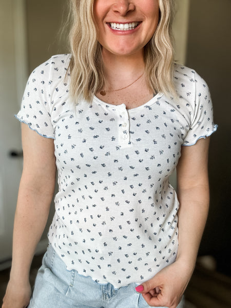 Deliah Ditsy Floral Top