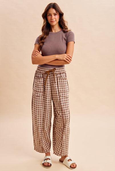 Noa Knit Utility Pant - Mocha