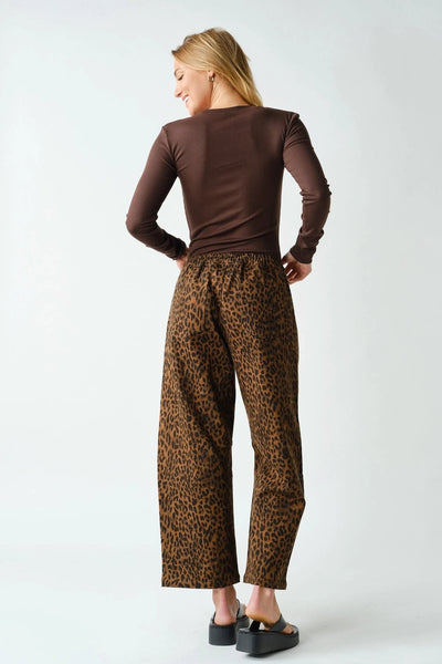Mella Micro-Ribbed Long Sleeve - Coffee