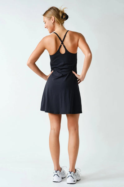 Evren Activewear Dress - Black