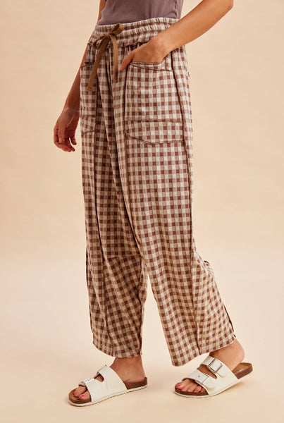 Noa Knit Utility Pant - Mocha