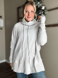 Macie Cowl Neck Sweater - SIZE MEDIUM