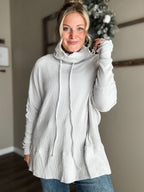 Macie Cowl Neck Sweater - SIZE MEDIUM