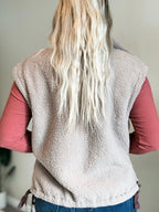 Mara Sherpa Vest - SIZE MEDIUM
