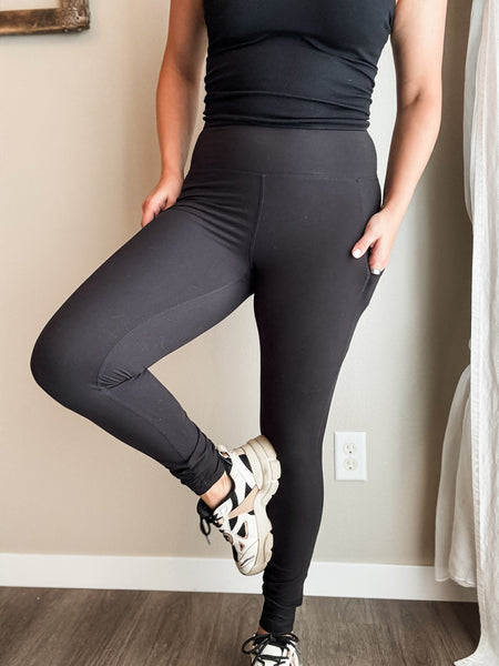 Kalia Perfect Comfort Leggings - Black - SIZE SMALL