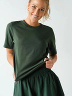 Mayden Boxy Basic Tee - Sycamore