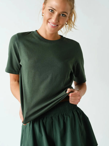 Mayden Boxy Basic Tee - Sycamore
