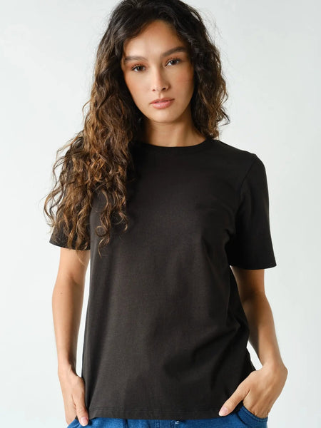 Mayden Boxy Basic Tee - Black