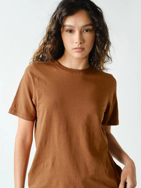 Mayden Boxy Basic Tee - Golden