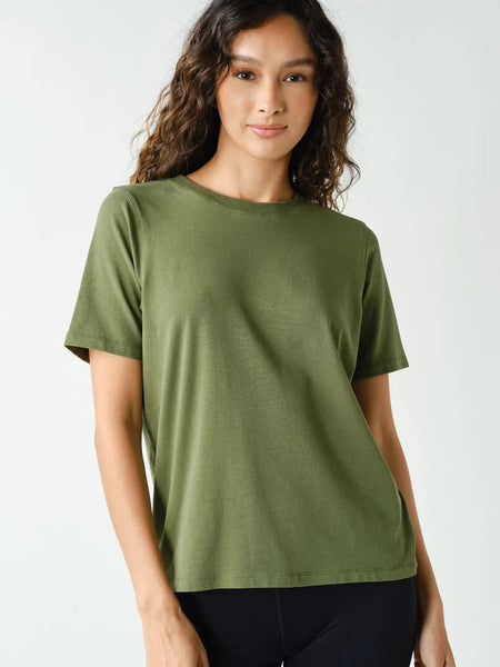 Mayden Boxy Basic Tee - Sage