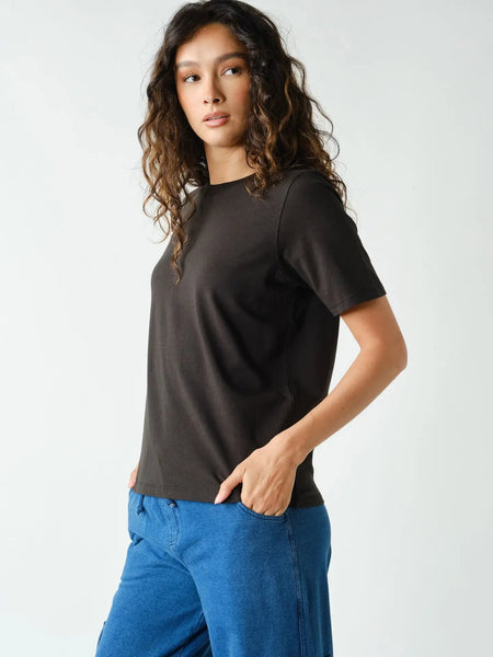 Mayden Boxy Basic Tee - Black
