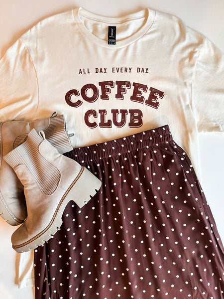PREORDER Lovett Polka Dot Lace Skirt
