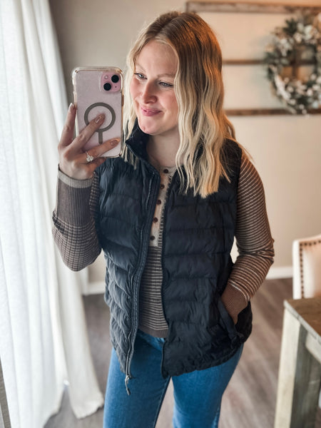Luxley Contrast Thermal Top - Mocha