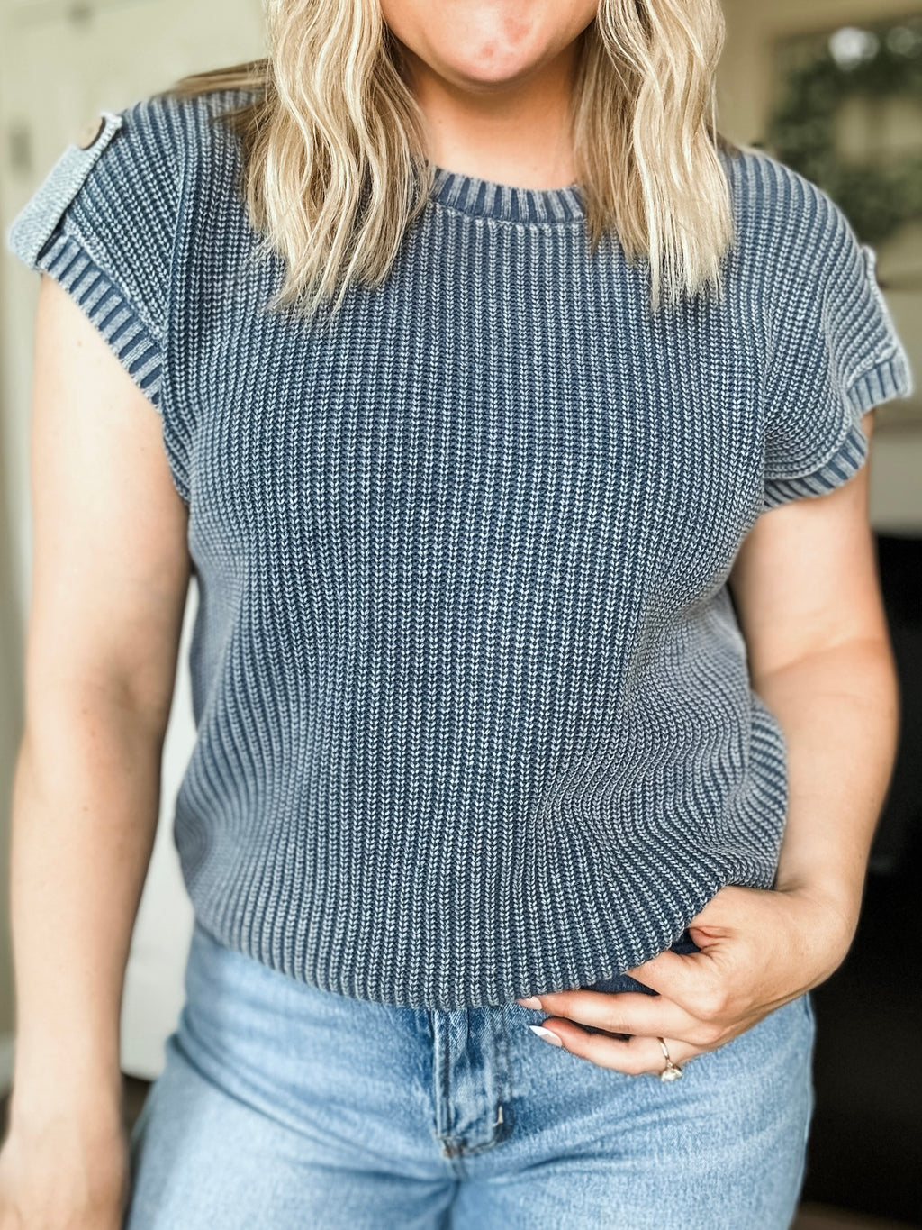 Dempsey Acid Wash Sweater