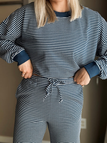 Merrin Stripe Lounge Set