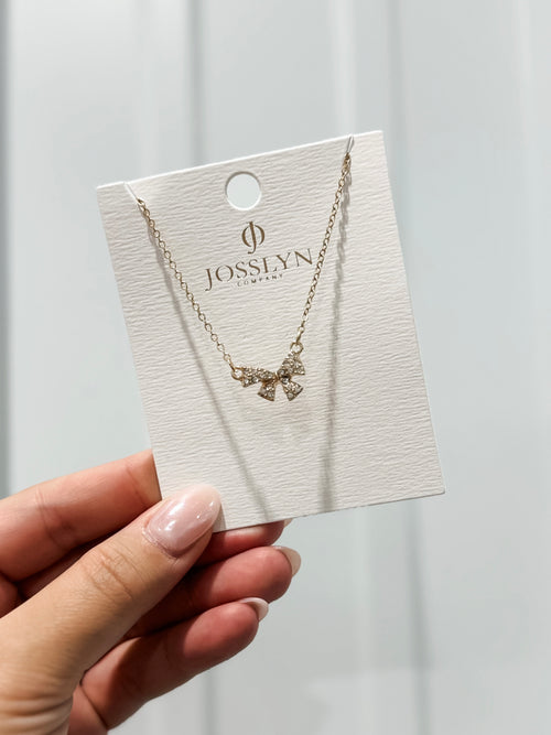Amelie Bow Necklace