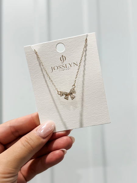 Amelie Bow Necklace