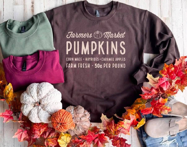 Farmers Market Graphic Sweatshirt