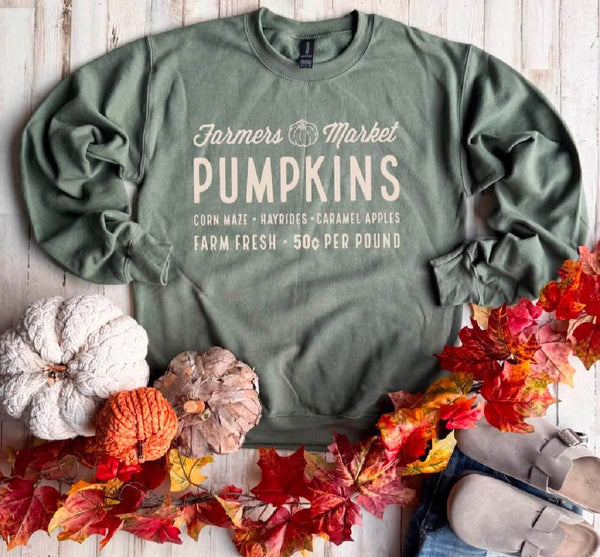 Farmers Market Graphic Sweatshirt