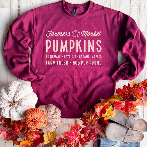 Farmers Market Graphic Sweatshirt