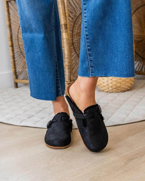 Braided Clog - Black