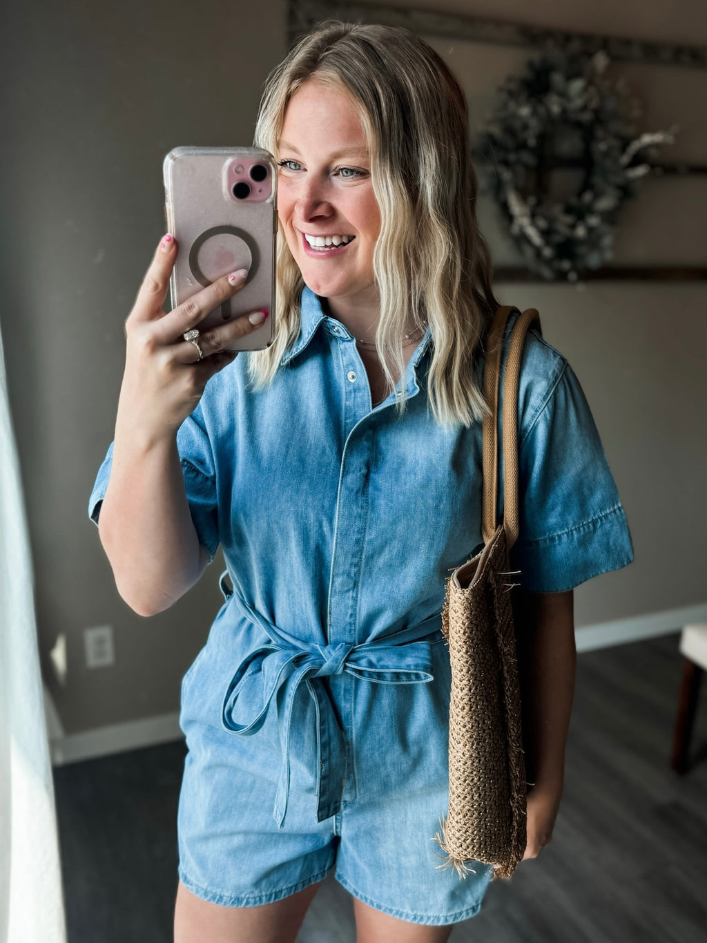 Wylie Denim Romper