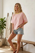 Islay Stripe Oversized Tee