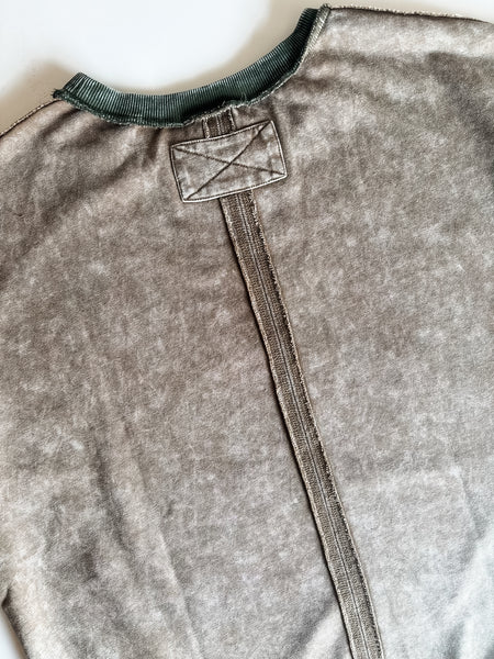 PREORDER Maple Oversized Patchwork Top