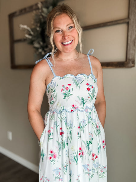 PREORDER Wisteria Lane Floral Dress