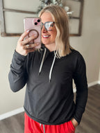 Verity Yoga Hoodie - Black