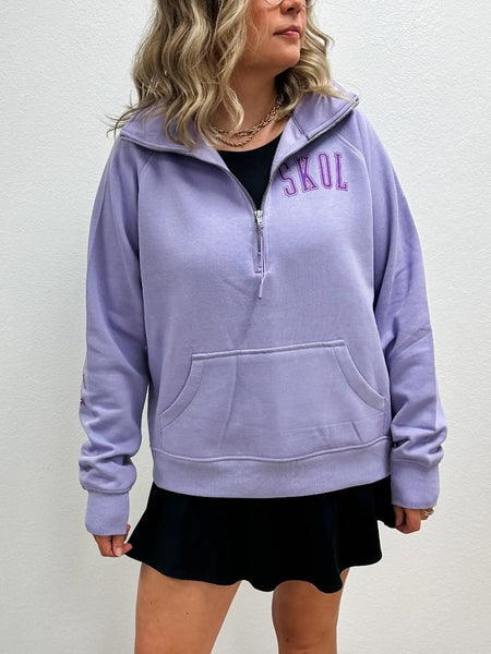 Kickoff Crew Half-Zip Sweatshirt - SIZE LARGE