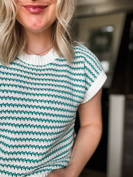 PREORDER Catalina Stripe Sweater Top