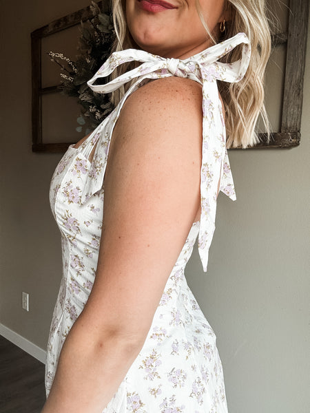Luella Floral Tie Strap Romper