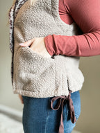 Mara Sherpa Vest - SIZE MEDIUM
