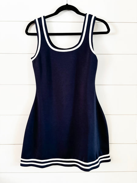 Fairway Social Skort Dress - Navy