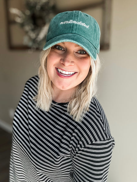 Embroidered Baseball Cap - Green