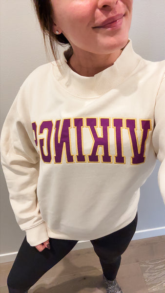 PREORDER Minnesota Retro Embroidered Mockneck