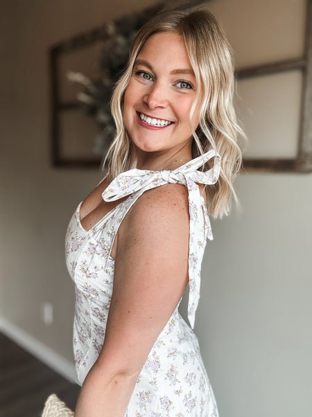 Luella Floral Tie Strap Romper
