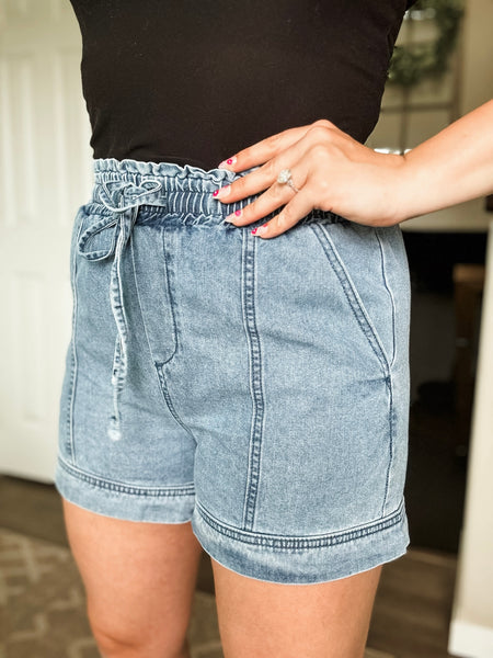 PREORDER Sinclair Smocked Waist Shorts