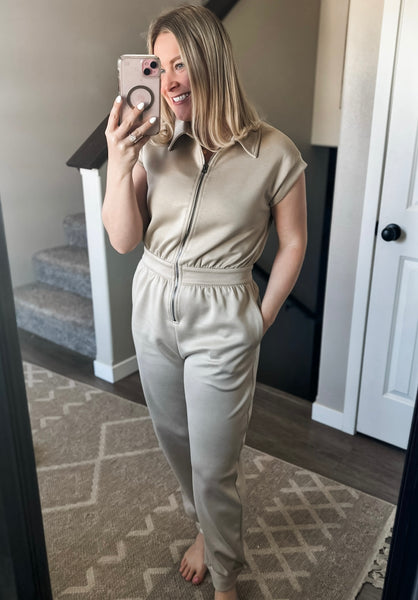 PREORDER Everlee Collared Jumpsuit