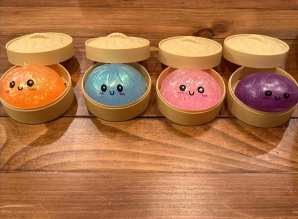 Squishy Dumpling Buns - Glitter