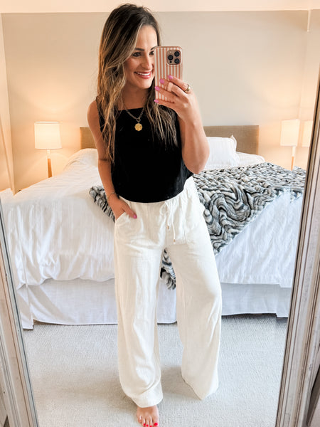 Beachcomber Linen Wide Leg Pants