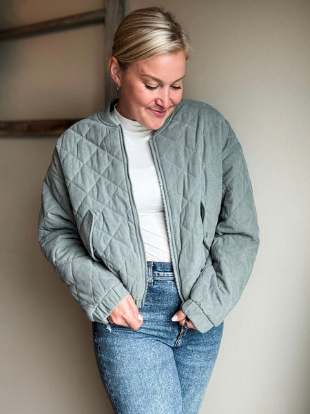 Vinny Corduroy Bomber Jacket