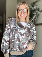 Ashlyn Camo Pullover