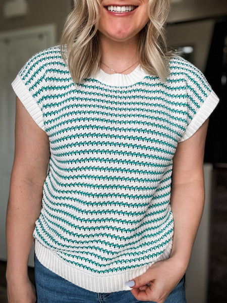 PREORDER Catalina Stripe Sweater Top