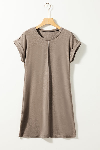 Alfie Cuffed T-Shirt Dress - 2 Color Options