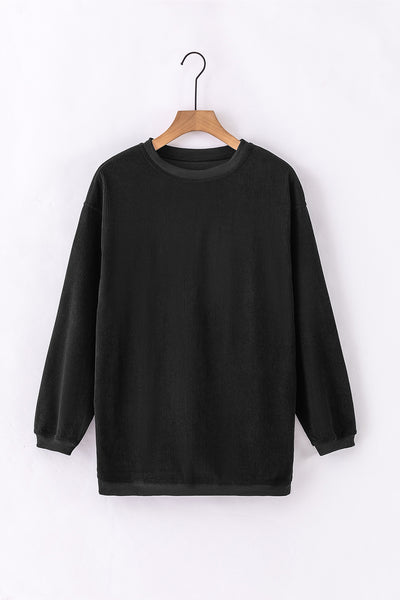 Arabelle Corded Crewneck