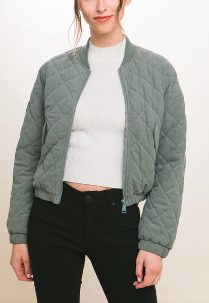 Vinny Corduroy Bomber Jacket