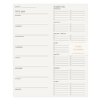 Weekly Meal Plan Notepad