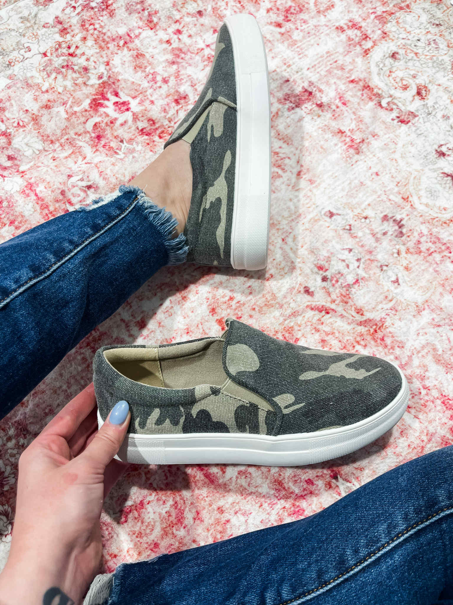 Cruz Camo Slip On Sneakers